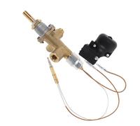 Kit de Thermocouple et Interrupteur D’Inclinaison pour Chauffage Terrasse | 1 Ensemble, Tête Filetée Écrou 8mm, Laiton et Plastique, Sécurité Anti-Surchauffe, Restauration Allumage