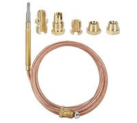 Kit de Thermocouple pour Cuisinière à Gaz, Sonde de Détection de Température avec écrou, pour Four, Cheminée, Cuisinière (600mm)