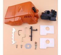 Kit de tige d'arbre de pointe de pare-chocs de filtre à Air de couvercle supérieur adapté à Stihl MS180 MS170 018 017 MS 180 pièces de rechange tronçonneuse à essence scie à chaîne