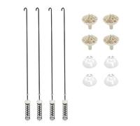 Kit de tige de suspension for lave-linge B15C, accessoires de ressort for machine à laver, compatible avec Whirlpool et Kenmore.