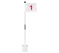 Kit de tige drapeau de golf - Kit tasse pour tenir le drapeau avec broche de golf pour la pratique | Porte-verres de golf, drapeau de golf et kits de trous, de golf portables pour les amateurs de