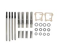 Kit de tiges de poussée réglables avec caches pour Touring Big Twin 1999-2017, pièce de rechange d’origine 93-5095 499961, construction en acier au chrome-molybdène,