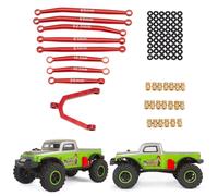 Kit De Tiges En Alliage D'aluminium Pour Voiture À Chenilles 1/24 Rc, Modèle De Simulation Axial Scx24 90081, Ensemble De Maillons De Châssis En Aluminium, Jouets À Monter Soi-Même, 1/24