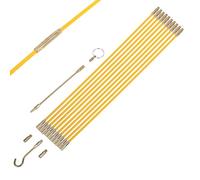 Kit de tirage de câbles | Tiges fileteuses pour câbles électriques | Kit de Passage de en Fibre de Verre | pour électricien, Installation Murale, intérieur et extérieur
