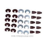 Kit de tiroir pour Rite Trak II, kit de réparation de glissières de tiroir de remplacement, rails de tiroir en aluminium et Pla avec 50 accès, glissières de tiroir coulissantes