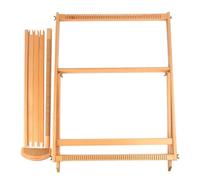 Kit de tissage en bois - Machine à durable avec support - Arts et métiers - Tissage à cadre extra large pour, débutants et experts