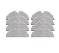 Kit De Tissu De Vadrouille De Filtre De Réservoir D'eau, Compatible For Roborock S5 S50 S51 S55 S6 S6 Pure C10 E4 E5 E20 E25 E35 T4 T6, Pièces De Rechange For Aspirateur(8PCS mop cloth)