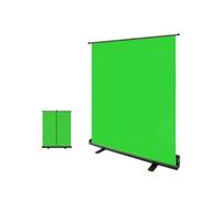 Kit de toile de fond rétractable pour photographie professionnelle et vidéo Vert