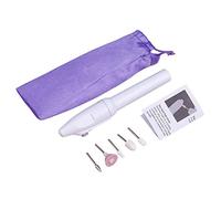 Kit de toilettage de broyeur à clous de manucure électrique Files de brouillard Nail Art avec 5 têtes (pas de batterie)