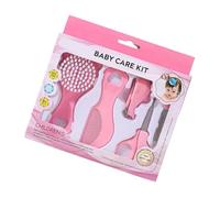 Kit de toilettage indispensable pour mère et bébé pour nouveau-nés avec peigne et brosse à cheveux 5 pièces