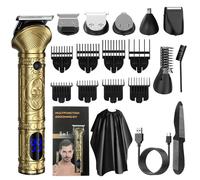 Kit de toilettage multifonctionnel avec chargement USB 6 en 1 Gold