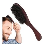 Kit de toilettage pour barbe : huile de barbe biologique et baume avec formule sans , brosse à barbe à bière pour homme | Pinceau à barbe à dos multiple, ensemble de soins de Ba