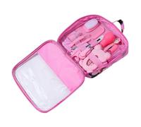 Kit de toilettage pour bébé, aspirateur nasal, coupe-ongles, brosse à cheveux, kit de nettoyage quotidien pour nouveau-né, 13 pièces/ensemble, style A