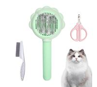 Kit de toilettage pour chat, kit de nettoyage pour chat,Coupe-ongles pour animaux de compagnie avec deux trous de coupe circulaires - Kit de soins des poils d'animaux pour propriétaire de chat, amoure
