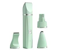 Kit de toilettage pour chien | Rasoir électrique 4 en 1 sans fil coupe ciseaux tondeuse silencieux pour oreilles yeux visage chats chiens