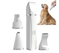 Kit de Toilettage pour Chiens et Chats, Ciseaux Électriques Chat, Appareil Électrique Sans Fil Silencieux 4 en 1 pour Poils Emmêlés Museau Pattes Yeux Chats
