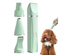 Kit de Toilettage pour Chiens et Chats | Rasoir Électrique - 4 En 1 Outil De Taille Électrique Silencieux Sans Fil Broyeur D'Ongles Pour Pattes Poil Emmêlé Oreilles Yeux Et Visage Des Chiots