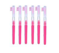 Kit de toilettage pour cils - 6 pièces - Peigne à friser compact et amplificateur de volume - Brosse de réglage de bouclage