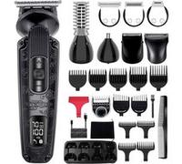 Kit de Tondeuse à barbe + cheveux Rasoir HATTEKER 8 en 1 Noir Noir G