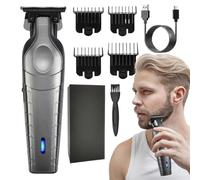 Kit De Tondeuse À Barbe, Coupe-barbe Électrique Hybride Authentique, Toiletteur À Barbe Sans Fil Portable, Utilisation Multiple, Facile À Utiliser, 21x7x10cm, Pour Les Hommes