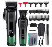 Kit de Tondeuse à Cheveux + Barbe HATTEKER Noir Noir