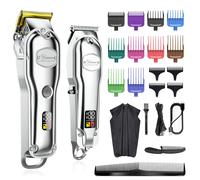 Kit de tondeuse à cheveux électrique multifonction Hatteker pour homme, rasoir à barbe, tondeuse électrique, ensemble de tondeuses à cheveux, blanchiment du teint