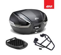 Kit De Top Case Noir GIVI V47NNT + Plaque Honda CBF 1000 2010 2011 2012
