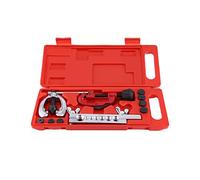 Kit de Torchage pour Tuyaux, 10 Pièces Outil à Évaser pour Réparation de Tube de Frein/Carburant, Double Évasement Avec Coupe-Tube et Ébavuroir pour Cuivre/Laiton/Aluminium