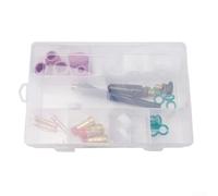 Kit de torche de soudage TIG 31 pièces pour WP-17/18/26 | Pour lentille à gaz Stubby #12 Cup | Corps de serrage et buses | Pour ensemble d'accessoires