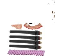 Kit de torche de soudage TIG, ensemble de 68 pièces, compatible avec WP-17/18/26, y compris lentille de gaz et buses