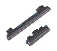 Kit de touches compatible avec Google Pixel 7A GWKK3 GHL1X G0DZQ G82U8 Touches extérieures latérales Bouton d'allumage Power ON OFF + Bouton de contrôle du volume latéral (Noir)