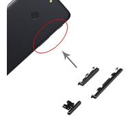 Kit de touches compatible avec OnePlus 5T / 5 A5000 touches extérieures latérales et bouton d'allumage power on off + bouton contrôle volume side keys (Noir)