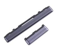 Kit de touches compatible avec Samsung Galaxy Tab S6 Lite SM-P610 / P615 touches extérieures latérales avec bouton allumage power on off + bouton contrôle volume (Noir)