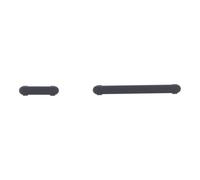 Kit de touches compatibles avec Samsung Galaxy Tab S7 FE T730 / T733 / T736B - Touches externes latérales - Bouton marche/arrêt + bouton de contrôle du volume (Mystic Black)