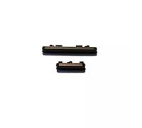 Kit de touches extérieures compatible avec Google Pixel 7 Pro / GP4BC GE2AE GFE4J touches extérieures latérales et bouton d'allumage power on off + bouton contrôle volume side keys (Noir)