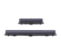 Kit de touches extérieures compatible avec Samsung Galaxy A41 SM-A415 A415F A415 touches extérieures latérales et touches d'allumage power on off + bouton contrôle volume côté keys noir