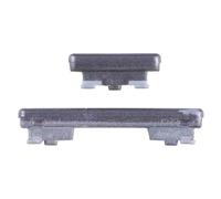 Kit de touches extérieures compatible avec Samsung Galaxy S21 FE 5G SM-G990 touches extérieures latérales et touches d'allumage power on off + bouton contrôle volume side keys noir