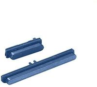 Kit de touches extérieures latérales avec bouton d'allumage Power On Off + bouton de contrôle du volume Side Kys compatible pour Samsung Galaxy A70 A705 A705F (Bleu)