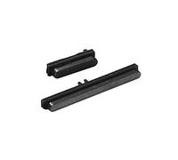 Kit de touches extérieures latérales compatibles avec Samsung Galaxy A50 A505 A505F / A40 A405 A405F Bouton d'allumage Power On Off + Bouton de contrôle du volume Side Keys (Noir)