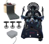 Kit de toupie de fil électrique, 12 V avec contrôleur de pied, contrôle de la vitesse, avant et arrière, comprend 3 bobines, capacité de 226,8 g pour le tissage et le processus de roving