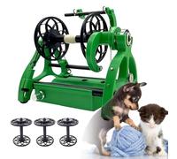 Kit de toupie de fil électrique, roue rotative automatique avec 3 bobines - 800 tr/min pour laine, poils de chien et fibre artisanale