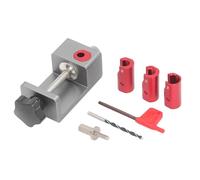Kit de tournage de perceuse électrique métrique, machine à chevilles rondes en bois, tourneur auxiliaire pour le travail du bois avec bagues de 8 mm, 10 mm, 12 mm, 14 mm pour les