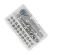 Kit de tournevis à cliquet à plusieurs têtes, jeu de tournevis à cliquet de précision, tournevis à écrou avec jeu de cliquet à tête flexible 25 en 1, ferramient
