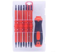 Kit de tournevis à cliquet ergonomique 8 en 1 avec manche isolé 1000 V FOR45# en acier pour un meilleur contrôle (standard)