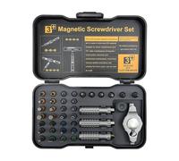 Kit de Tournevis à Cliquet Outil portable 39-en-1 avec poignée amovible