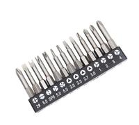 Kit de tournevis à embouts formés d outils pour enlèvement vis 13 pièces Acier alliage chrome vanadium Magnétique Tige hexagonale 1 4 PH SL Triangle Y U 3-Point 4-Point réparation électrique Installat