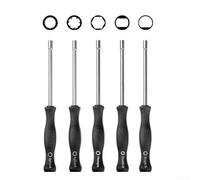 Kit de tournevis avec têtes d'outils 10/5 pour réglage du carburateur de petit moteur avec poignée ergonomique compatible avec Echo (5 pièces)