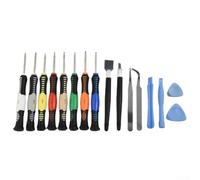Kit de tournevis de précision 16 pièces pour réparation de téléphone avec embouts magnétiques pour iPhone Samsung et outils d'ouverture d'écran en plastique et acier