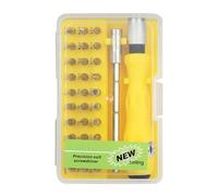 Kit de tournevis de précision 32 en 1 avec poignée ergonomique, kit de réparation pour ordinateur, console de jeu, montre, lunettes, batterie, voiture, camion, appareils, réparation