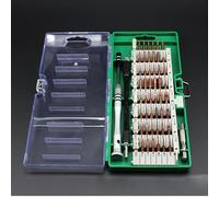 Kit de tournevis de précision 60 en 1, mini tournevis, ensemble d'outils de réparation d'ordinateur pour PC, ordinateur portable, téléphone (vert)